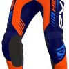 FXR Clutch Pro Jugend Motocross Hose blau-orange Motorradhosen