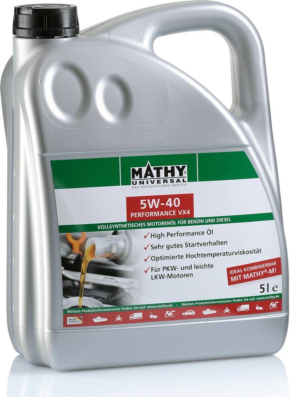 MATHY 5W-40 Performance VX4 MATHY 5W-40 Performance VX45 l