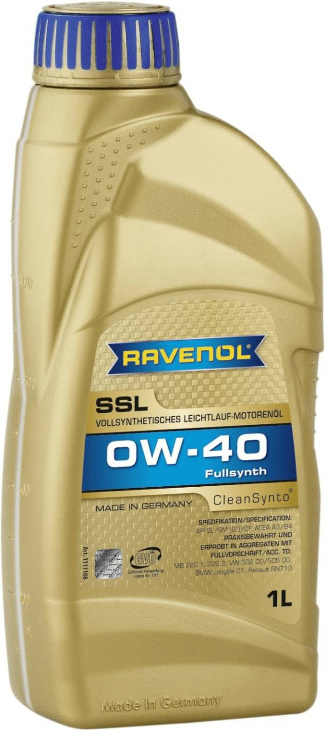 Ravenol SSL 0W-401 l Ravenol SSL 0W-40