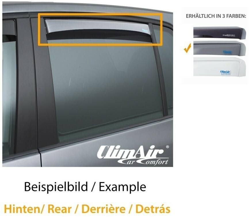 ClimAir Master Windabweiser rauchgrau für Opel Insignia A Auto Innenausstattung