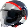 Motorradhelme MT Helmets Viale Sv 68 Unit D7 Open Face Helmet Blau