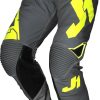 Just1 Just1 J-Flex Aria Motocross Hose grau-gelb Motorradhosen