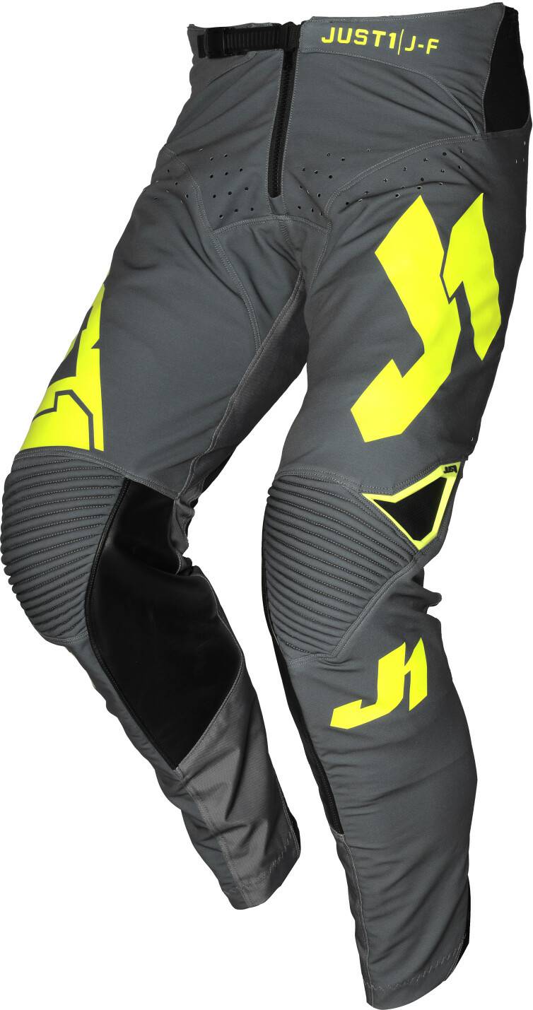 Just1 Just1 J-Flex Aria Motocross Hose grau-gelb Motorradhosen