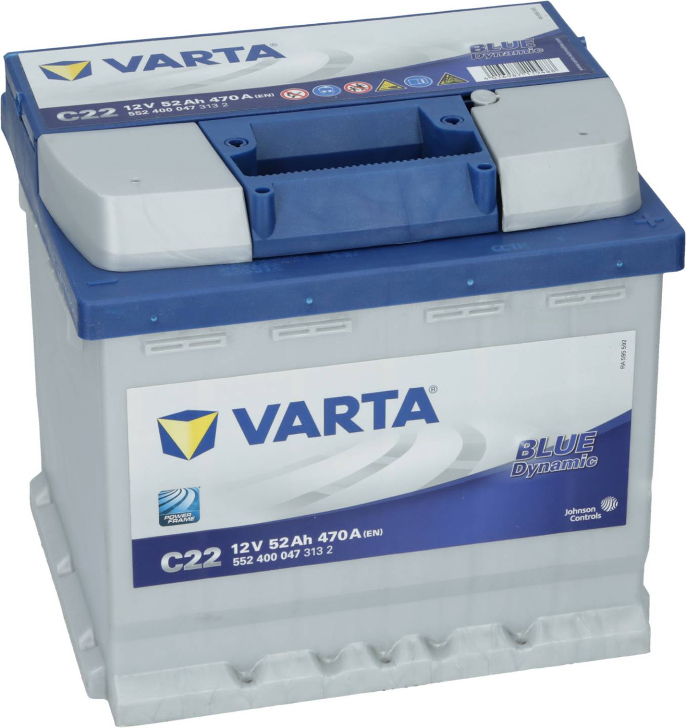 VARTA Blue Dynamic 12V 52Ah C22 Autobatterien