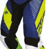 Motorradhosen Shot Aerolite Opticablau/neon gelb