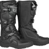 Motorradstiefel Fly Racing Maverik Enduro Stiefel schwarz