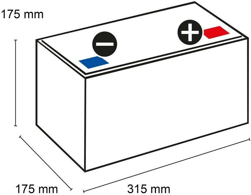 Autobatterien Q-Batteries Q80 80Ah