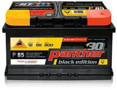 Panther 12V 85AH P+85 Autobatterien