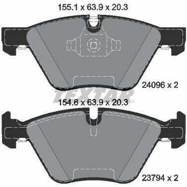 Textar 2409681 Auto-Bremsanlagen