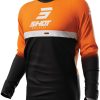 Shot Devo Reflex schwarz/orange Motocross-Jerseys