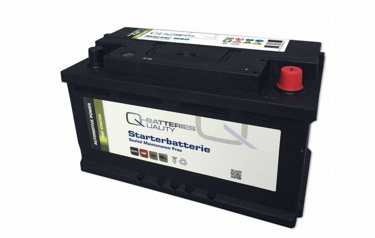 Autobatterien Q-Batteries Q80 80Ah