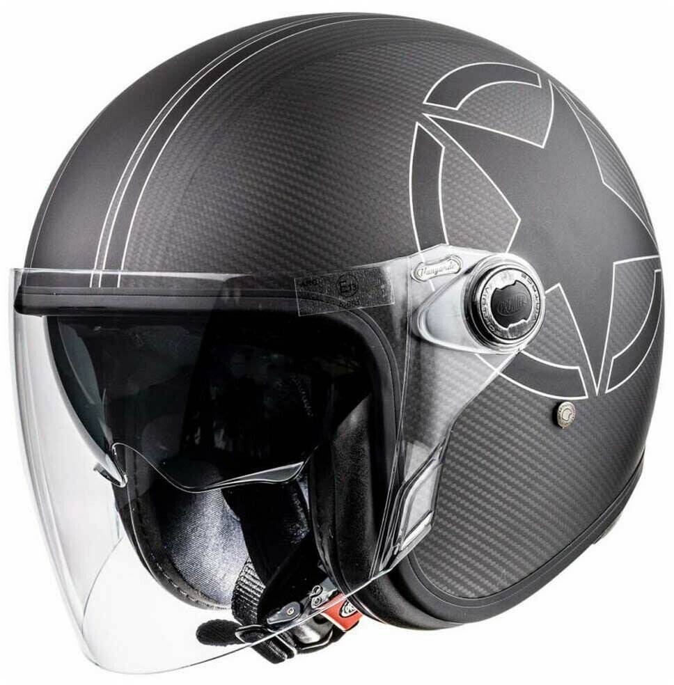 Premier Vangarde Premier VangardeHelmets Star Carbon Bm Open Face Helmet Schwarz