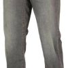 Klim Unlimited Straight Stretch Denim Long Hose Grau Motorradhosen