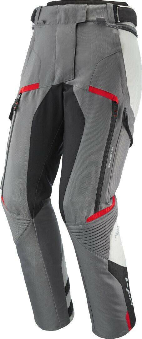 IXON Midgard Wasserdichte Damen Hose schwarz/grau/rot Motorradhosen