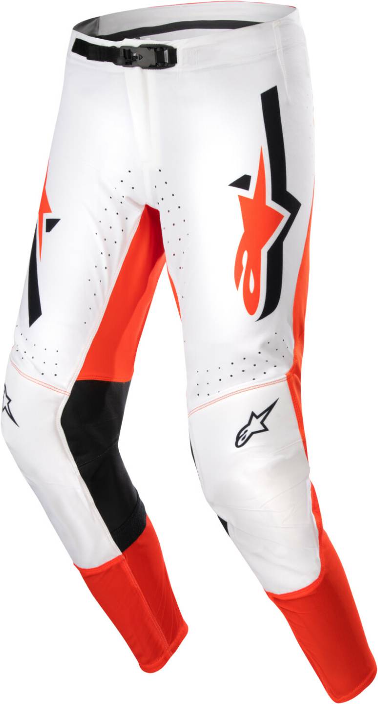 Alpinestars Supertech Ward Pants 2024white/hot orange Motorradhosen