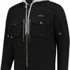 Rusty Stitches Glenn Jacke schwarz Motorradjacken